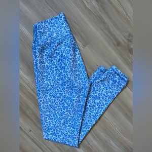Joe Fresh Blue Cheetah Print Leggings